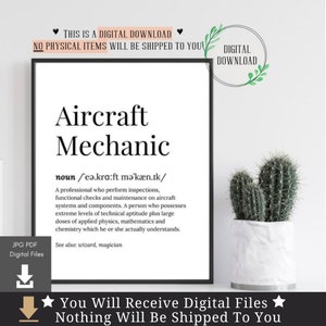 Regalo De Mecánico de Aeronaves Avión Mecánico de Aviación Regalos Ingeniero de Aeronaves Graduación Tarjeta de Regalos Técnico Ingeniería Aeroespacial Cumpleaños