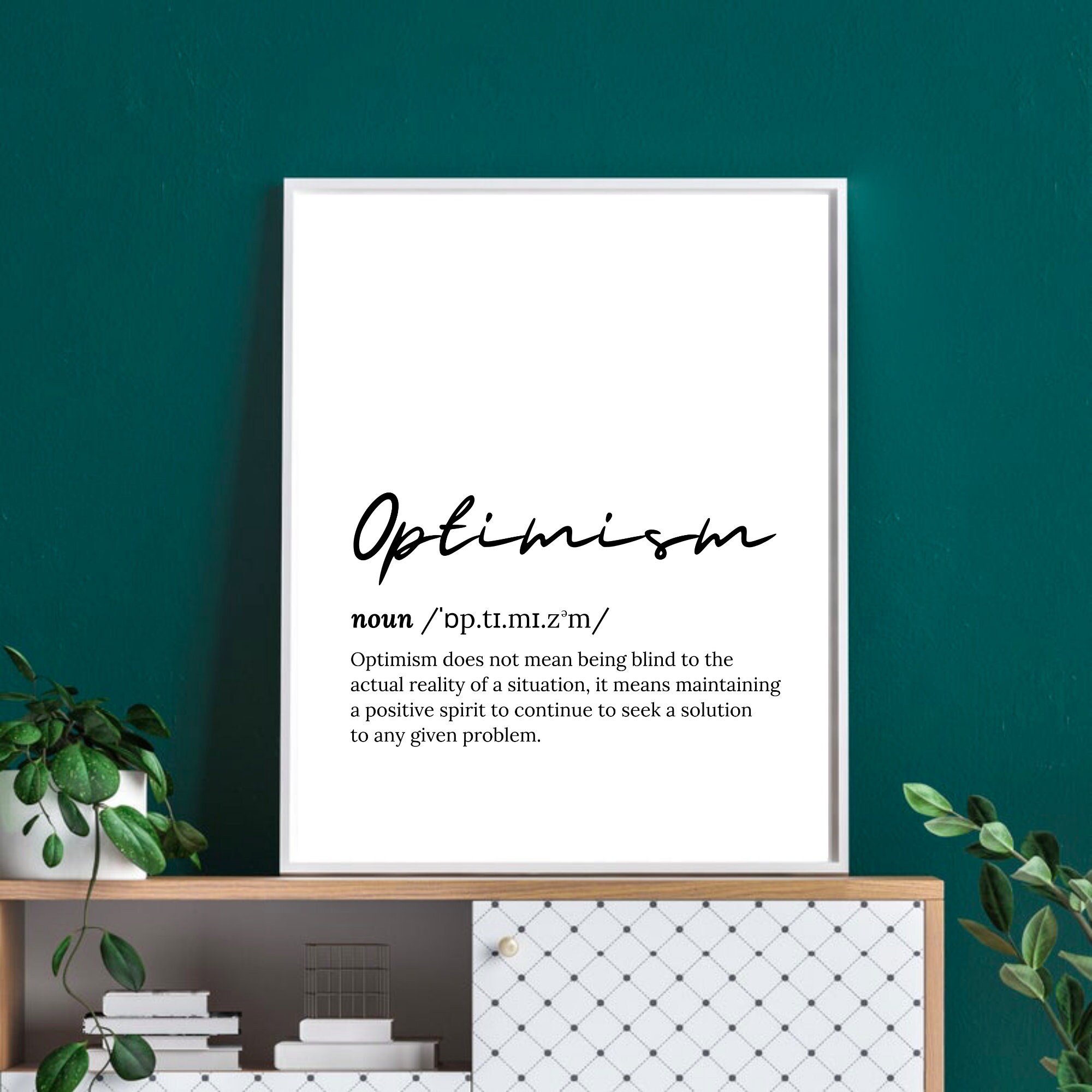 Dalai Lama Quote Wall Art Optimism Print Optimistic Signs Hustle Office ...