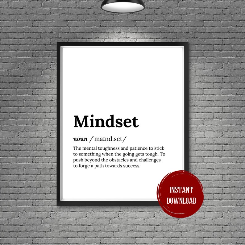Mindset Print Hustle Quotes