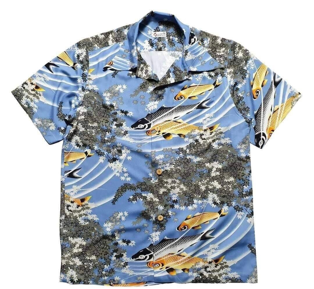 Fly Fish Hawaiian Shirt Premium Etsy