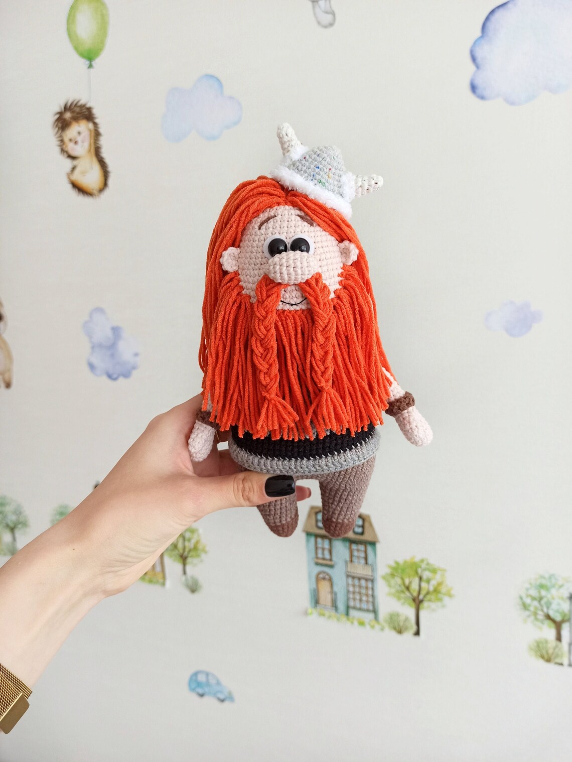 Little Viking soft Doll Boy Nursery Decor Viking Party Decor Etsy