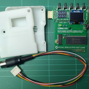 pi1541 ゼロおよび高速ロードカートリッジ、コモドール 64/C64 用ケース付き