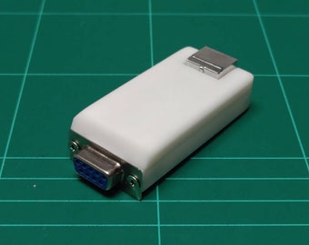 PS2 to 1351 mouse adapter for Commodore 64 / C64 / 128 / C128 with case