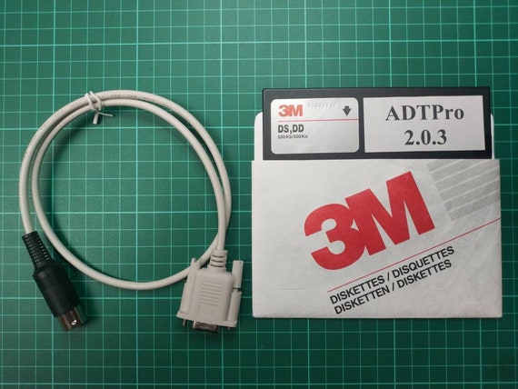 Apple - エース Adtpro Boot Disk and Serial Cable for Apple Iic / Laser 128