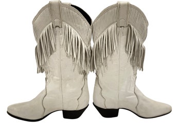 white laredo boots