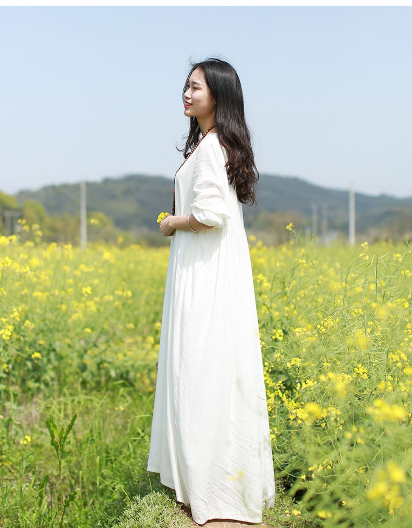 Linen Dresses for Women Summer Dress White Cotton Dresses Etsy