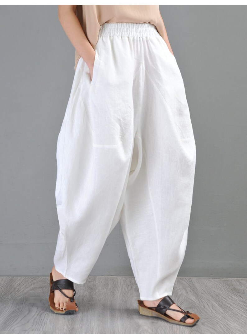 linen harem pants