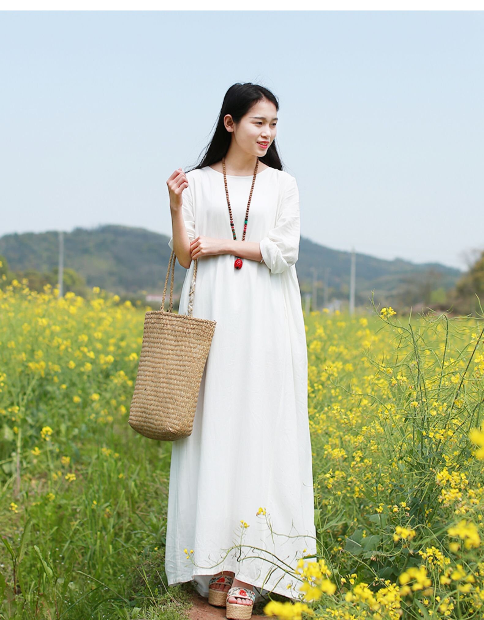 Linen Dresses for Women Summer Dress White Cotton Dresses Etsy