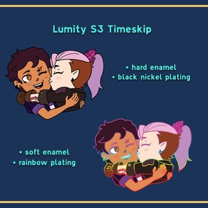Lumity Season 3 Enamel Pins - The Owl House