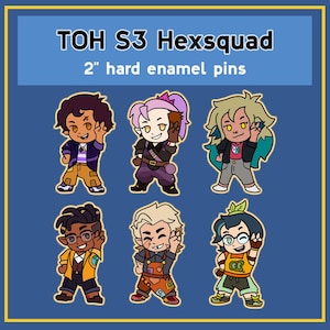 Pines de esmalte de Hexsquad Temporada 3 - La Casa del Búho