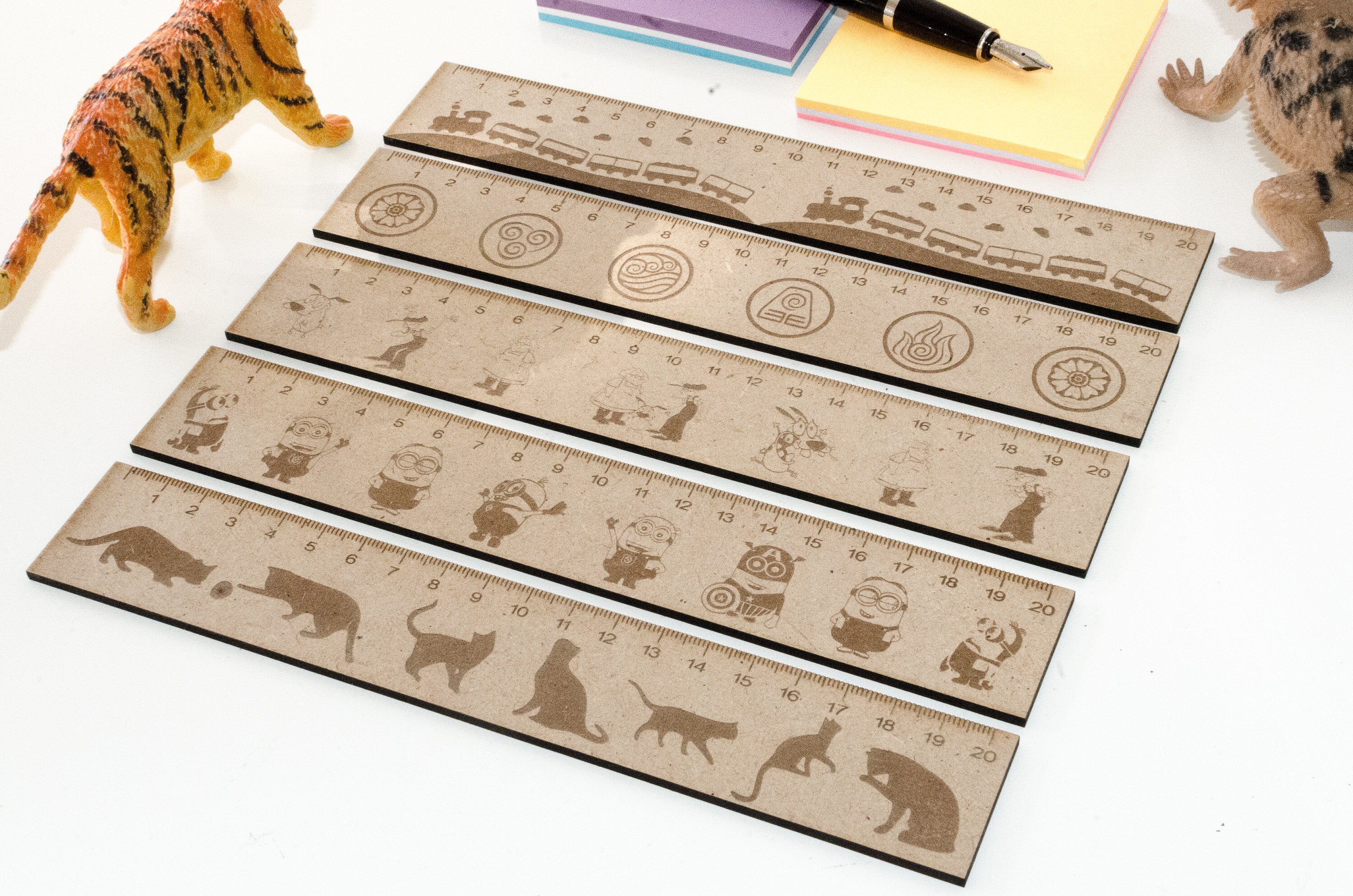 Measuring Rulers Svgdxf Lightburn Files Ruler Laser Cut Etsy Australia