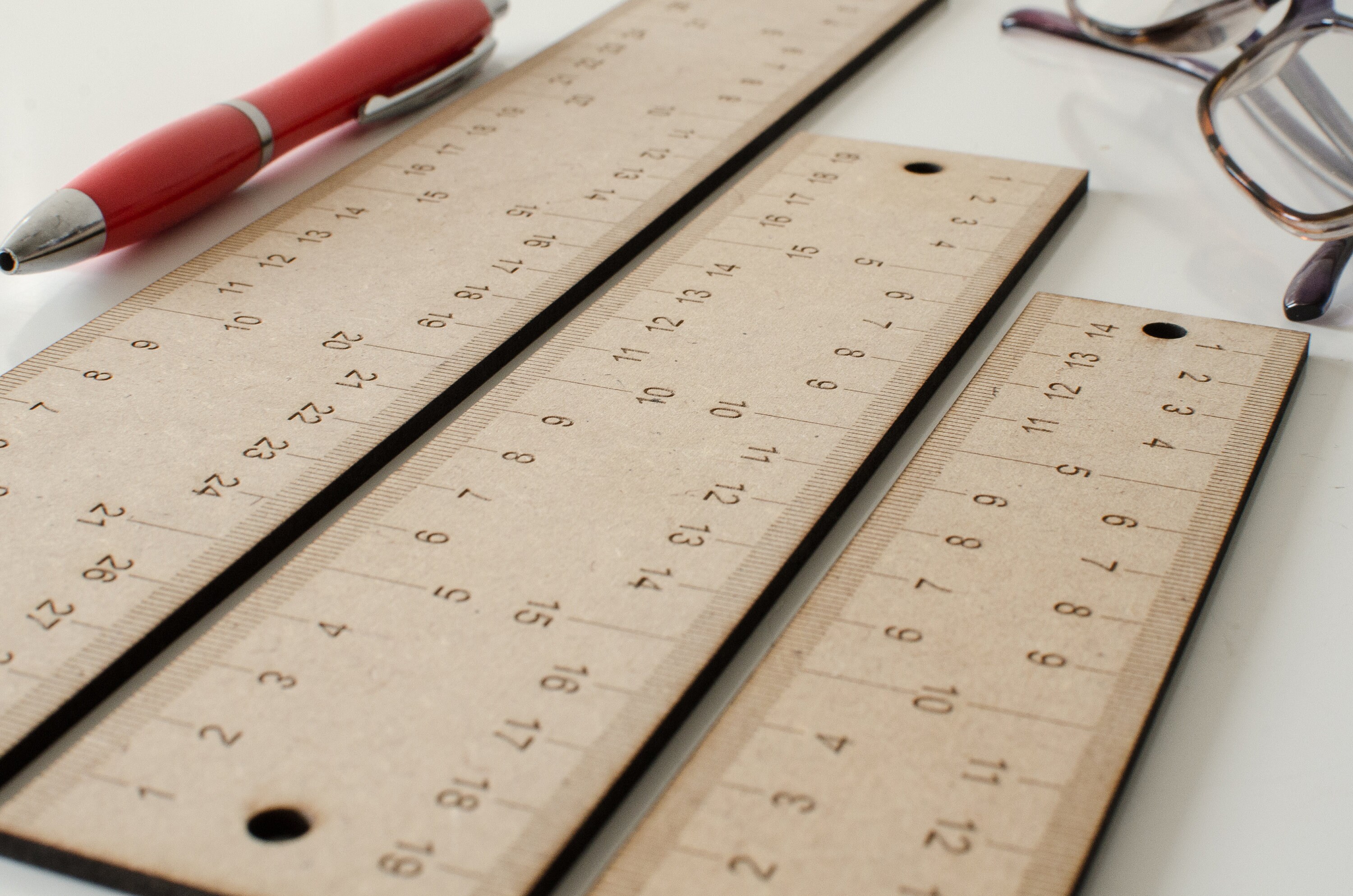 Measuring Rulers Svgdxf Lightburn Files Ruler Laser Cut Etsy UK