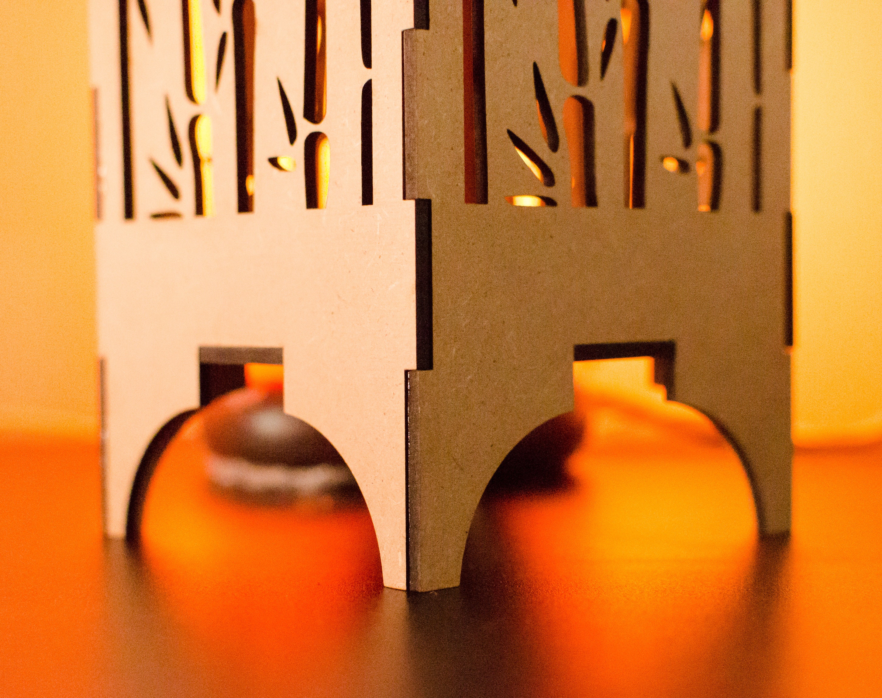 Laser Cut Candle Holder Template Digital Laser Files Wooden Etsy