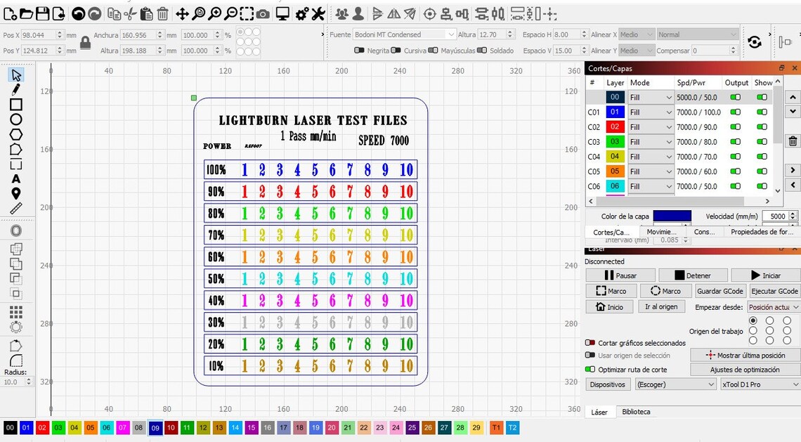 Lightburn Test Files Laser Test File SVG Engrave Test Etsy Canada