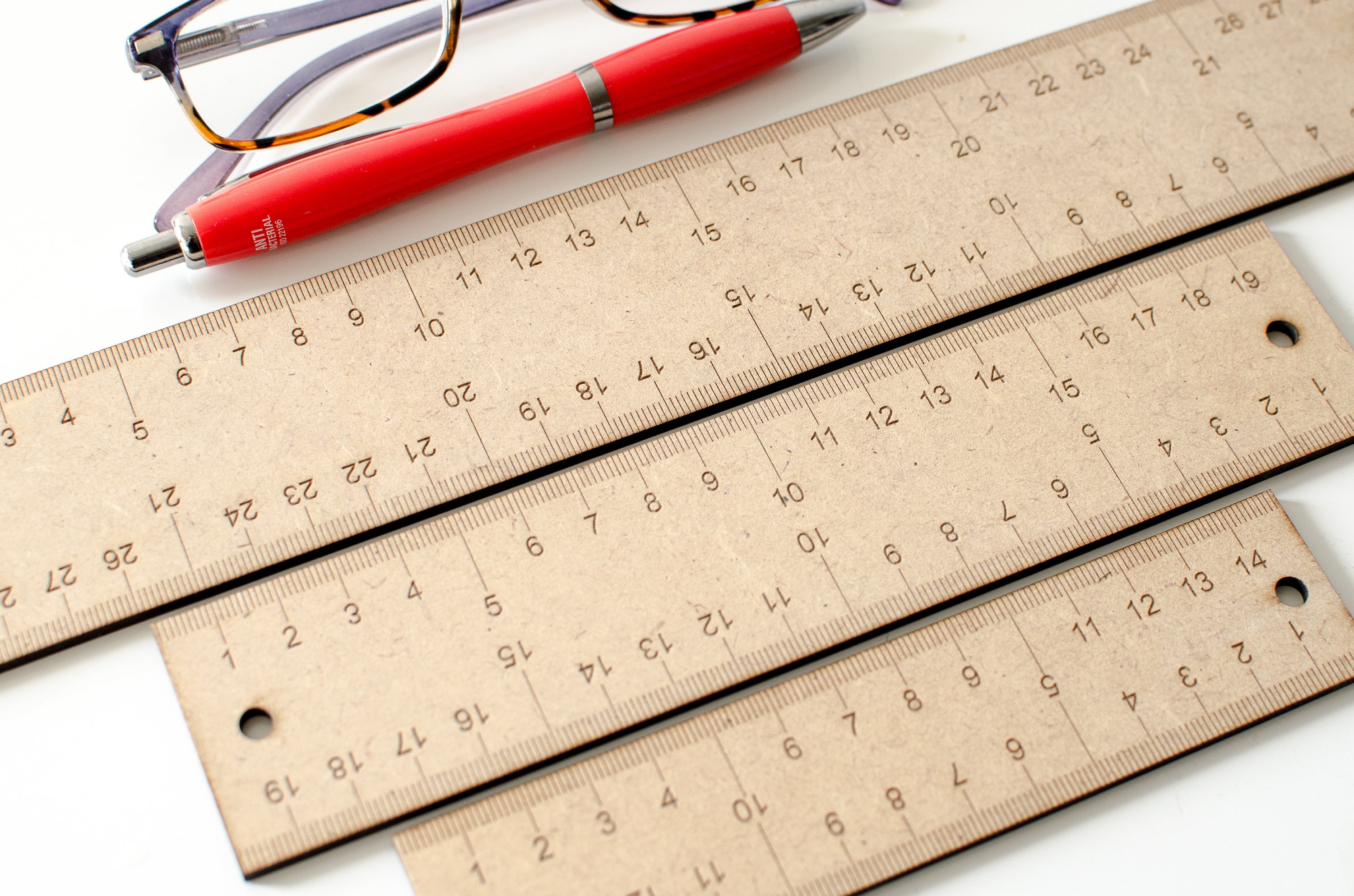 Measuring Rulers Svgdxf Lightburn Files Ruler Laser Cut Etsy UK