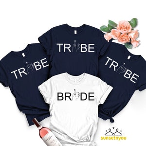 Bride And Tribe Shirts, Bachelorette Party, Ring Finger Shirts, Bride Tribe Shirt, Bridal Party Shirt, Bride Ring Shirt, Bridesmaid Shirts