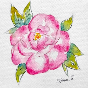 Dipinto originale di fiori di peonia, arte murale, regalo per la festa della mamma, regalo per la nonna, regalo per un amico, regalo per lui