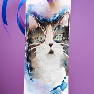 Original Cat Illustration Bookmark