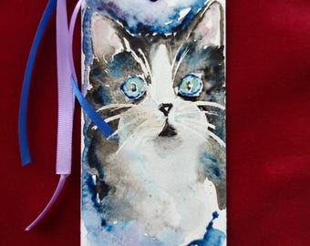 Original Cat Illustration Bookmark
