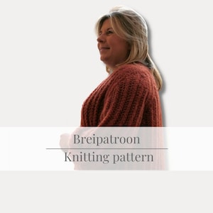 KNITTING PATTERN Bernadette 2.0 I cardigan l cardigan I oversized