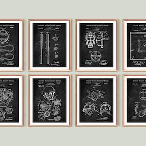 Set 8 Baseball Patent Art, Sport Patent, Chalkboard Art Drawing, Patent Poster, Vintage Art, US Invention, Antique Blueprint, Game Room Art