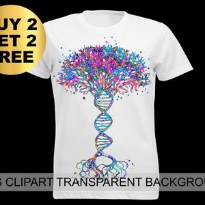 ADN Clipart Molécule d’ADN Code génétique Art Science Art Sublimation Scientifique Cadeau Biologiste Cadeau Enseignant Cadeau Cadeau