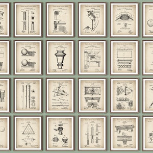 24 Billiards Player Gift Snooker Patent Art Billiard Game Blueprint Pool Table Scheme Art Playroom Decor Game Room Art Garage Wall Decor