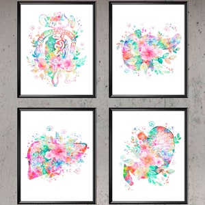 4 Digestive System Anatomy Art Gastroenterologist Gift Floral Pancreas Liver Stomach Intestines Medical Art Clinic Decor