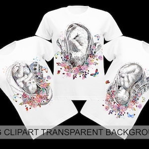 Clipart płodu Dziecko w łonie matki Clipart Pozy płodu PNG Clipart Anatomia kobiety Clipart Położnik-ginekolog Clipart Kobieta w ciąży Clipart Baby Shower Clipart