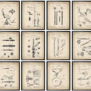 12 Dentist Gift Dental Patent Art Medical Blueprint Vintage Dentistry Poster Doctor Instruments Art Dental Clinic Decor Orthodontist Gift
