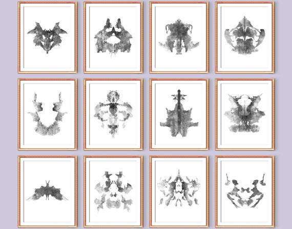 12 ロールシャッハ テスト アート 心理診断テスト 性格研究 科学