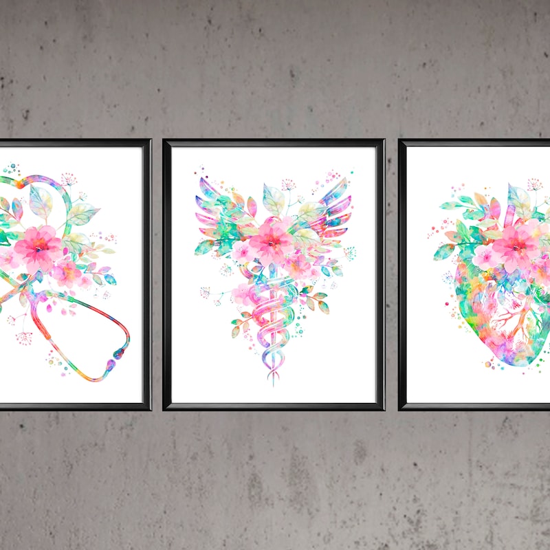 Health Science Decor Medical Wall Decor - Etsy