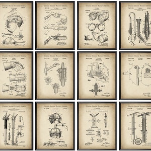 12 Welder Gift Welding Patent Art Welding Equipment Blueprint Welding Machine Patent Welding Apparatus Patent Heavy Industry Art Garage Art