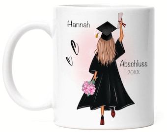 Mug for 2025 Bachelor's and Master's graduates, high school graduates 2026, Master's degree mug, Bachelor's degree gift, school leaving certificate