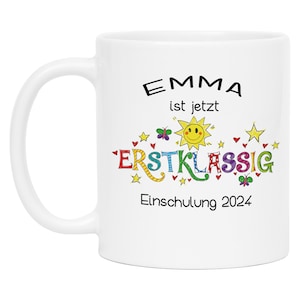 Cup Enamel School Enrollment First Class School Start Gift Drinking Cup Enamel Name Personalized Desired Name Schoolchild Boys Girls