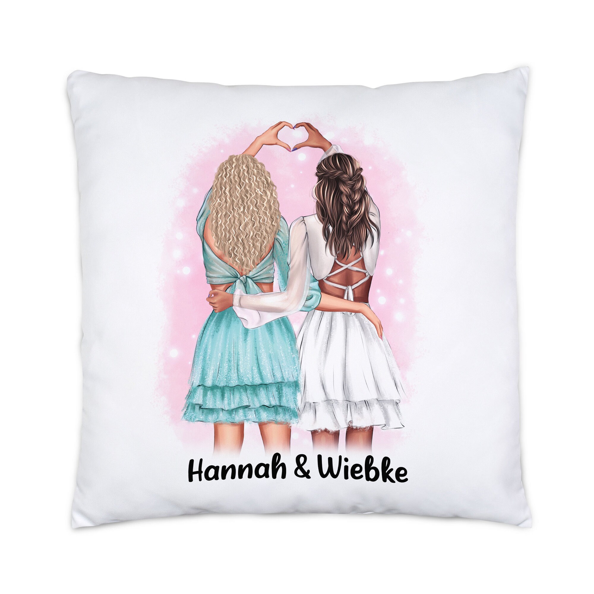 Best Friend Pillow Incl. Filling Personalized Name Birthday