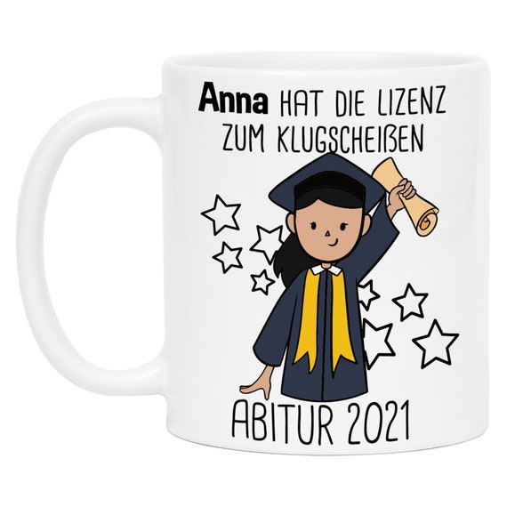 Cup license to Be Smart High School Graduation 2024 Gift School  Personalized Name Gift Idea Coffee Cup Girls Women - Etsy Israel | Poster