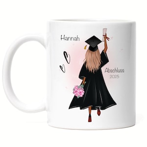 Tasse Abschluss 2025 Bachelor Master Absolventin, Abitur 2026 Geschenk, Tasse Master, Geschenk Bachelor Abschluss, Schulabschluss Graduation