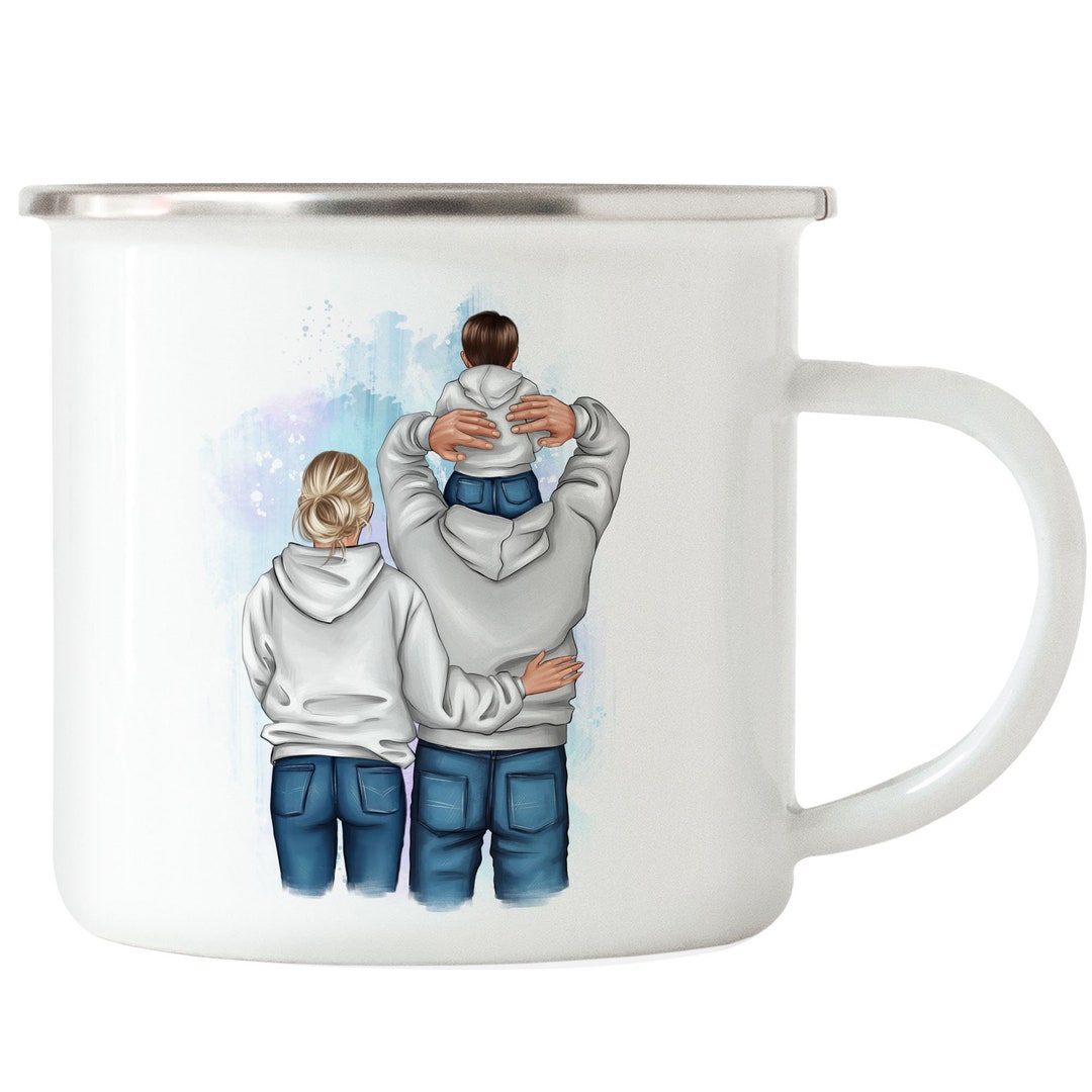 Personalisierte Papa-Tasse – Mit Namen Der Kinder, 330 Ml, Spülmaschinenfest – Perfektes Geschenk Zum Vatertag, Geburtstag & Mehr