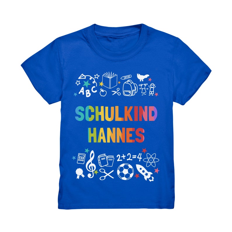 Schulanfang T-Shirt Hai Einschulung Schulkind Outfit