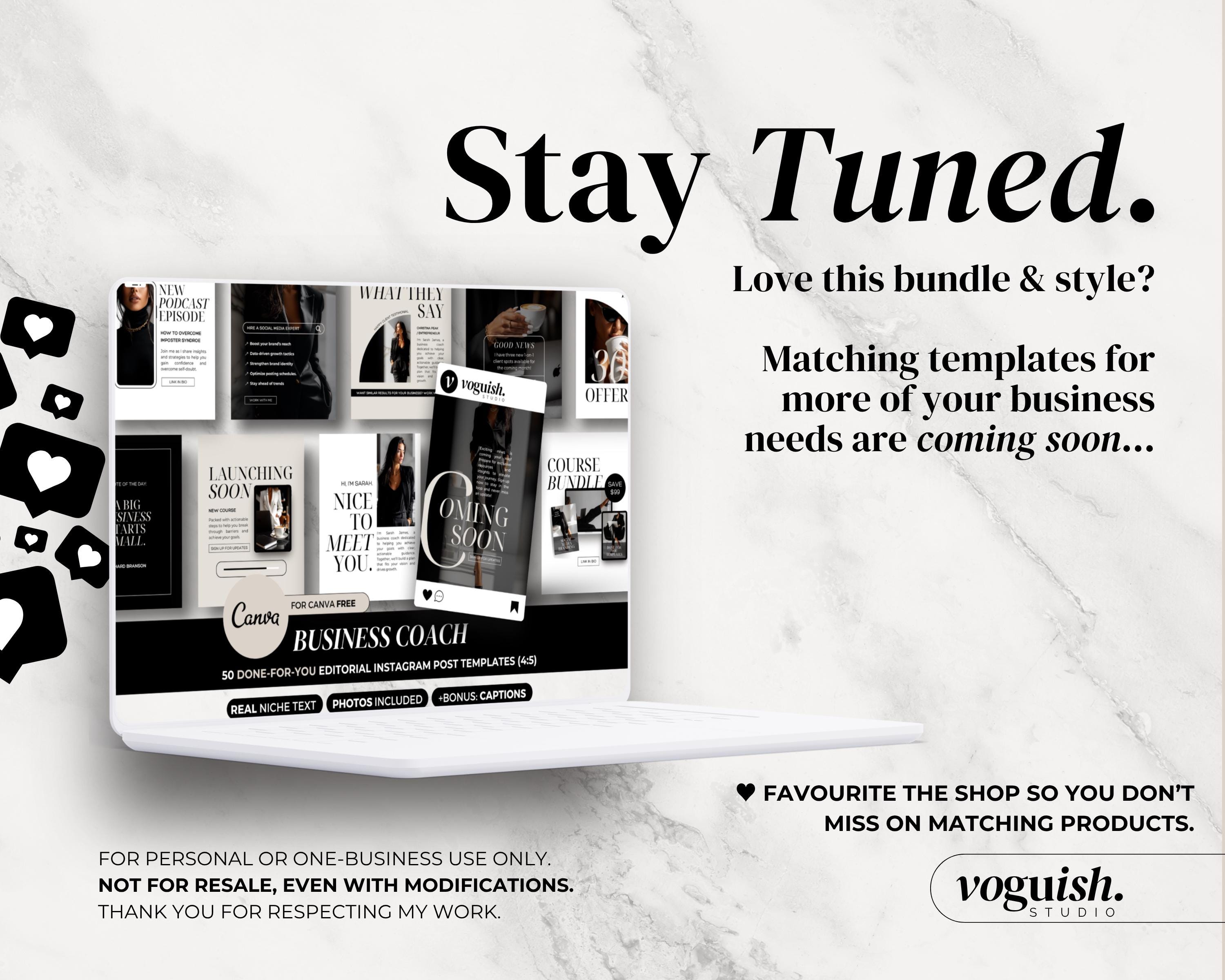 Coaching Instagram Post Templates Canva, Social Media Branding for ...