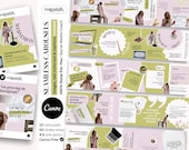 Seamless Carousel Instagram Canva Templates, Scrapbook Instagram, Storytelling Posts, Social Media Coach, Collage Post, 4:5 Posts + Captions