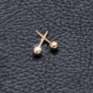 9ct Yellow Gold Andralok Ball Studs