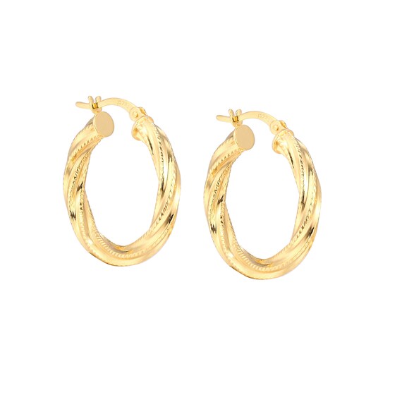 Twisted creole earrings online