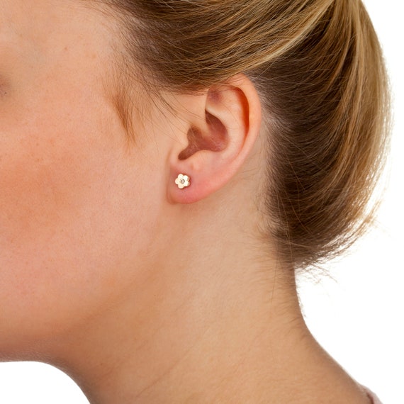 Champagne stud best sale earrings