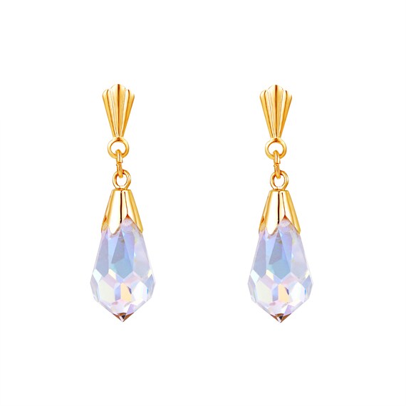 Aurora borealis crystal earrings sale