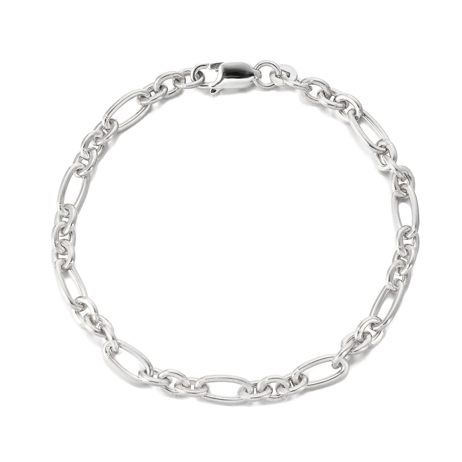 Sterling Silver 1/4oz Belcher Chain Bracelet | Etsy