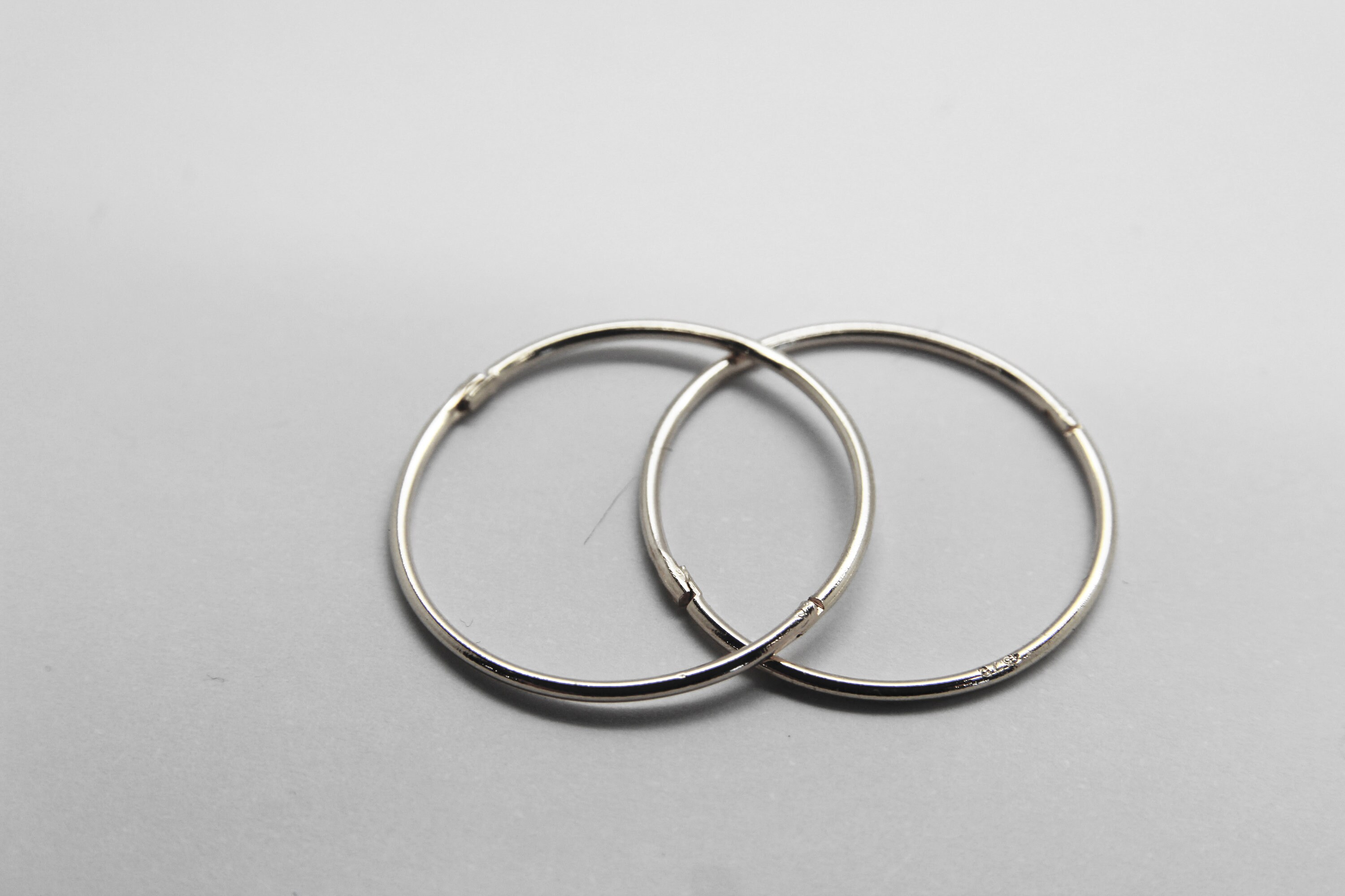 Sterling Silver Polished Hinged Sleeper Earring Etsy
