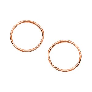 Small rose hotsell gold sleeper earrings