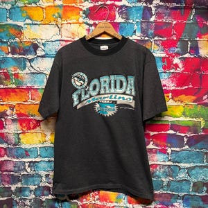 Vintage Florida Marlins T Shirt Single Stitch